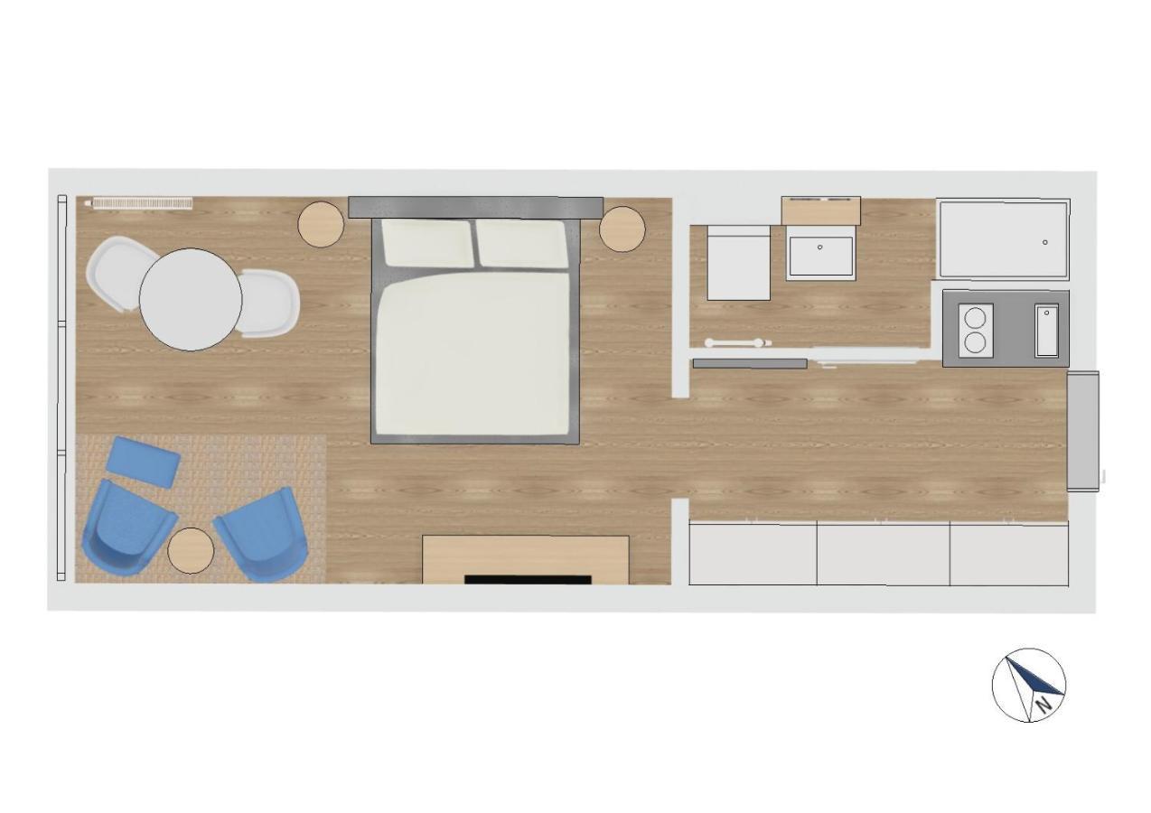 Fewo1846 Intermar - Marina Del Rey - Elegantes Studioapartment Mit Meerblick Und Eigenem Strandkorb Glücksburg Exteriér fotografie