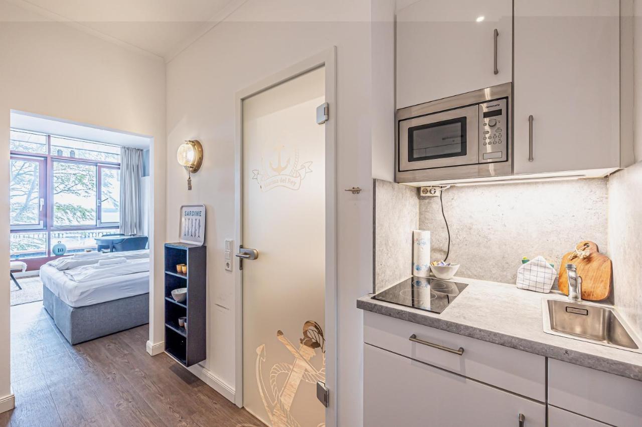 Fewo1846 Intermar - Marina Del Rey - Elegantes Studioapartment Mit Meerblick Und Eigenem Strandkorb Glücksburg Exteriér fotografie